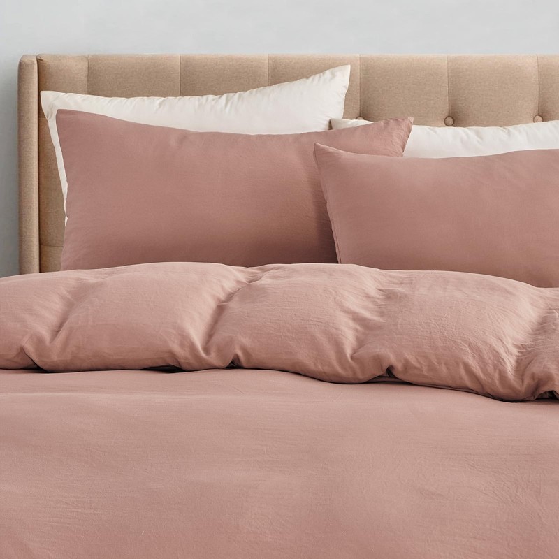 KASYLAN Duvet Cover Set - Washed Microfiber Bedding Set with
