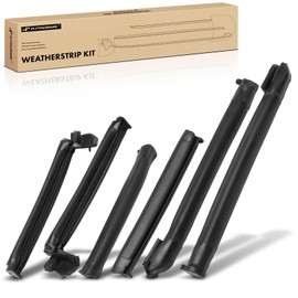 A-Premium 6PCS Front Center & Rear Roof Molding Trim Weather Stripping Kits Compatible with Ford Mustang 2001 2002 2003 2004, Convertible Only, Replace 3R3Z7653986, F4ZZ7651564
