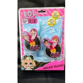 eKids LOL Surprise Remix OMG Walkie Talkies for Kids - Long Range Static Free