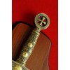 47" New Medieval Two Hand Knights Templar Crusader Sword w/Plaq