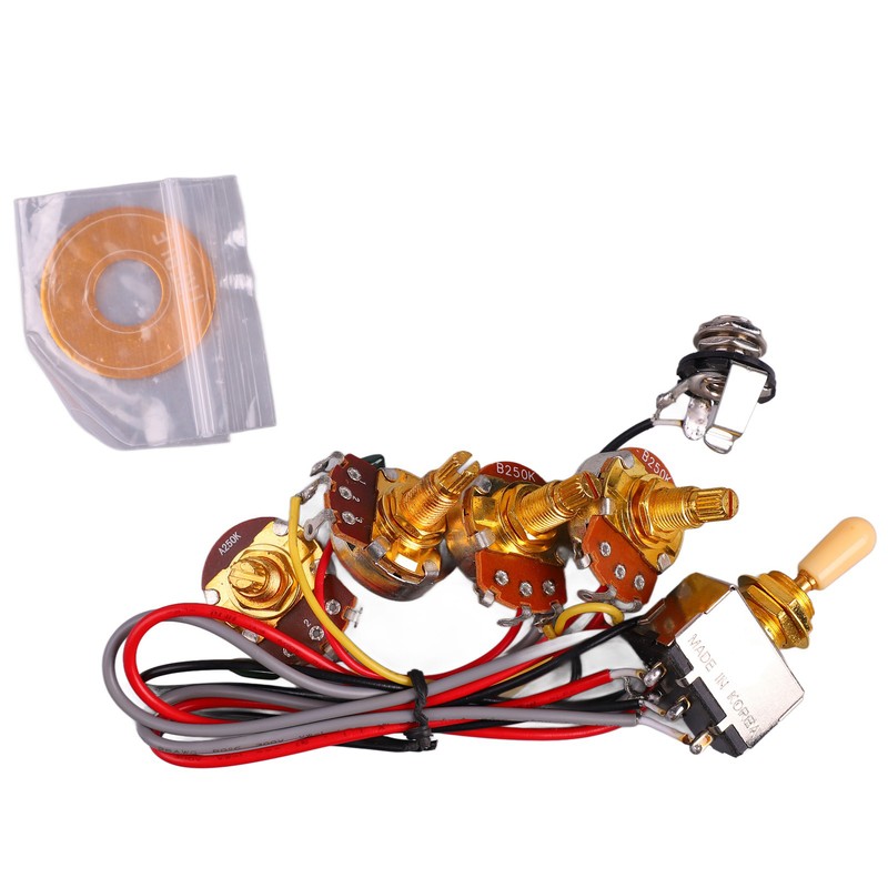 Guitar Potentiometer 18mm A500K B500K Volume Control Instrument Accessory for