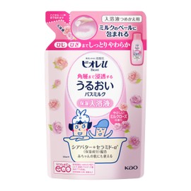 ビオレu 角層まで浸透バスミルク ローズ つめかえ 480ml