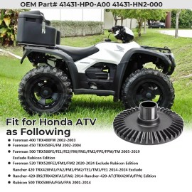 M MATI Rear Axle Differential Ring Gear For Honda TRX 400 450 500 Foreman Rubicon