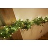 MISSPIN Christmas Garland with Lights, Real Touch Winter Pine Garland,