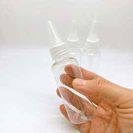 Empty Cosmetic Bottles 50ml 100ml Pointed Cap 50ml 40ea