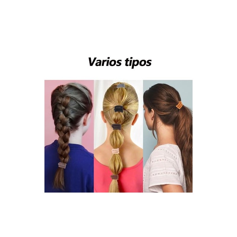 Mythya Ligas para Cabello 120 Piezas, Ligas para el Cabello