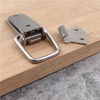 2 PCS Spring Loaded Toggle Latch Hasp,Stainless Steel Case Chest