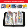 4 Pocket Card Binder Holds 440 Cards, Trading Card Binder