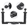 Aluminum Tray with Dual Handle Grips for Underwater Camera Housing