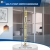 Sliding Glass Door Multi-Point Keeper for 2 Point Mortise Lock