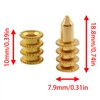 Dsjnf Brass Table Leaf Screw Pin Table Bolt Sleeve Connectors