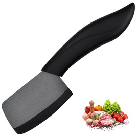 Ceramic Knife Mini Cleaver Nakiri Knife Black Small Paring Knife Fruit and Vegetable knife Longer Sharp Rust Proof Stain Resistant
