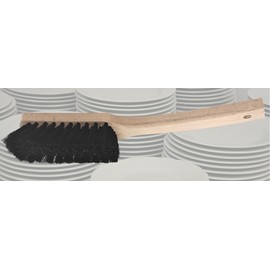 MAAJ Natural Horsehair Extra Wide and Full Washing Brush Made in Germany