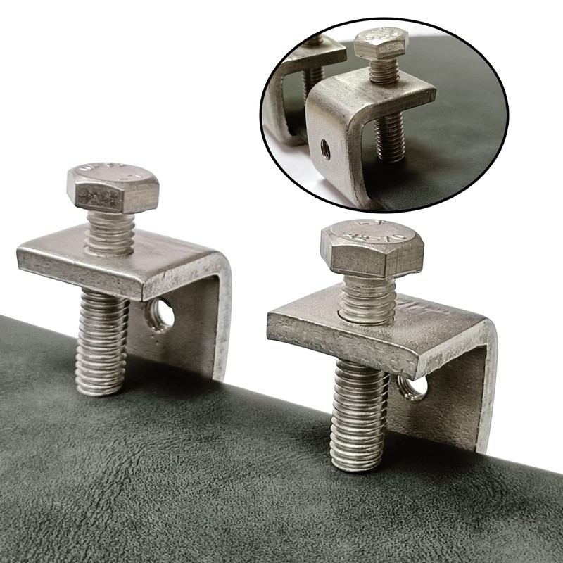 6-Pack 304 Stainless Steel C-Vise Clamps Heavy Duty C-Clamps C