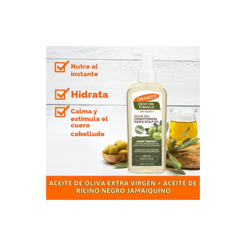 Palmer´s Olive Oil Formula Shine Therapy Aceite para Cabello y