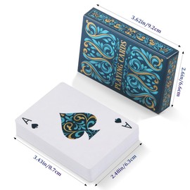 Playing Cards 2 Pack Standard Index Playing Card Premium Poker Set Card Games for Adults Deck of Playing Cards for Travel Camping Family Games Night Party Games
