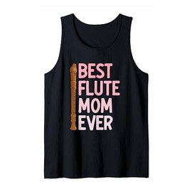 Flutist Musical Instrument Marching Band Orchestra Flute Mom Tank Top