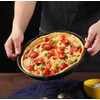 LaiYHe, 12" Pizza Pan Professional Premium Deep Dish Non-Stick Bakeware,