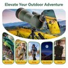 ESSLNB Spotting Scope with Tripod, 20-60x70 BAK4 High Definition Waterproof