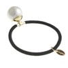 Vingtaine H-671 Single Grain Pearl Hair Rubber 0.7 inch (1.7