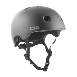 TSG Erwachsene Meta Solid Color Halbschalenhelm, Satin Black, L/XL