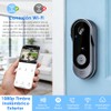 Yakiter Video TimbYakiter Video Timbre Inteligente,Mbre Inalambrico Exterior con Camara,170°Gran