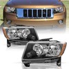TUSDAR Halogen Headlight Assembly Set for 2011-2013 Compass/ 2011-2013 Jeep