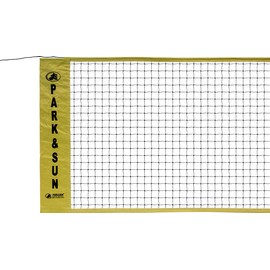 Park & Sun Sports Portable Indoor/Outdoor Badminton Net with Rope Cable Top, 21' L x 30" H
