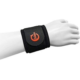 Solace Care Adjustable Compression Wrist WRAP Support - Sports Injury Guard - Overstressed Wrist Brace - Weak/Injured Wrist Strap - Sprain/Strain - Power Lifting Straps - RSI Wrap - Prevent Fractures
