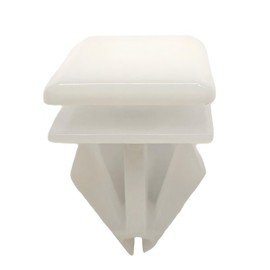 20pcs White Nylon Rocker Panel Molding Clips Replacement for OE# 68092697AA Compatible with Stellantis Group Vehicles (Jeep Liberty, Dodge Durango/Charger, Chrysler 300) KK