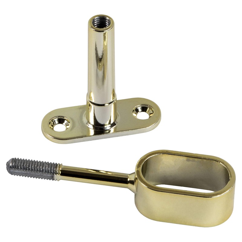 Gedotec Wardrobe Rail Centre Support for Ceiling Mounting Wardrobe Rail