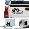 Home Decor Car Decals, Stick Figure Family vinyl, Angel Devil