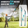2-in-1 Electric Pole Saw for Tree Trimming, 8 Inch Cordless