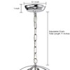 Mr.Color Chrome Canopy Kit for Ceiling Light 6 Feet Pendant
