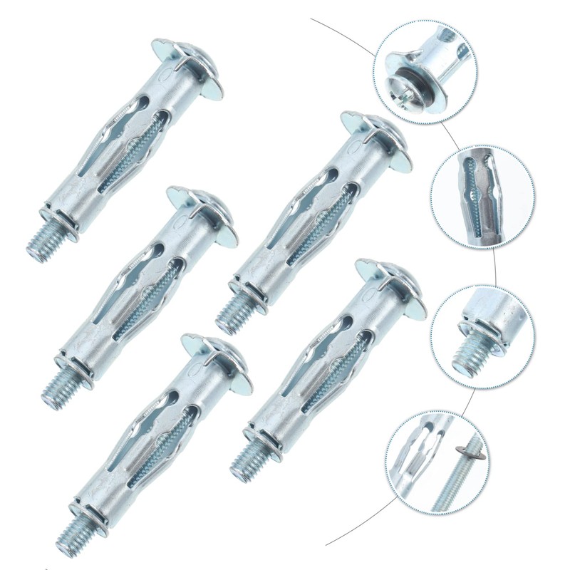 GLEAVI 20pcs Hollow Wall Anchors Expansion Bolts for Drywall Cavity