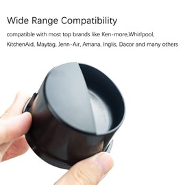 2260502B 2260502W 2260518B Refrigerator Water Filter Cap Cover Replacement for Kenm0re/Whirlp00l- Black 1 pack