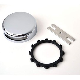 Watco Innovator Snap-On Bathtub Overflow Plate Kit in Chrome Plated