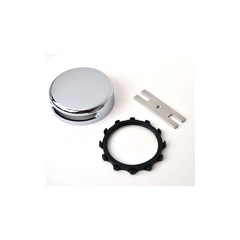 Watco Innovator Snap-On Bathtub Overflow Plate Kit in Chrome Plated