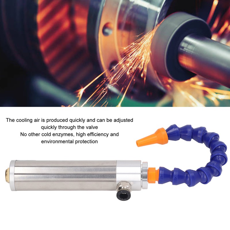 3PCS Set Cold Air Dry Cooling Gun Aluminum Alloy Anti