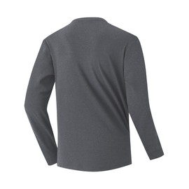 VANDISI FR Shirts for Men 6.5oz Lightweight Fire Resistant Shirts for Men Long Sleeve NFPA2112/CAT2 Heather Dark Gray