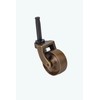 STALLION HARDWARE Antique Brass Caster Wheels 1 3/8Inch Wheel Diameter