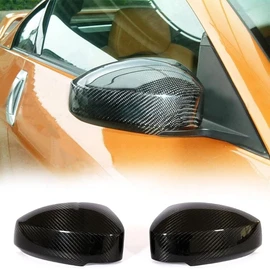 Ombialo Real Carbon Fiber Side Mirror Cover Caps Compatible with Nissan 350Z Z33 2003 2004 2005 2006 2007 2008 2009