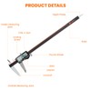 HARDELL Digital Caliper 12 Inch, Rechargeable Calipers with Large LCD
