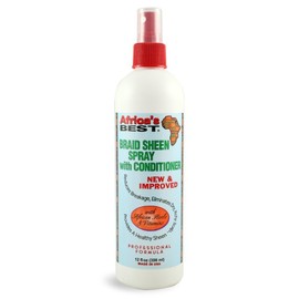 Africa's Best Braid Sheen Spray With Conditioner, 12 Ounce