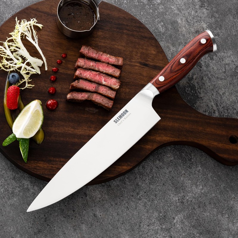8 Inch Forged Chef Knife, 15° High Carbon Stainless Steel