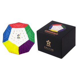 Gobus Yuxin Huanglong Yellow Dragen 5x5 Dodecahedron Cube Stickerless 5x5 Megaminx Gigaminx 5x5x12 megaminx Cube 12 Surface
