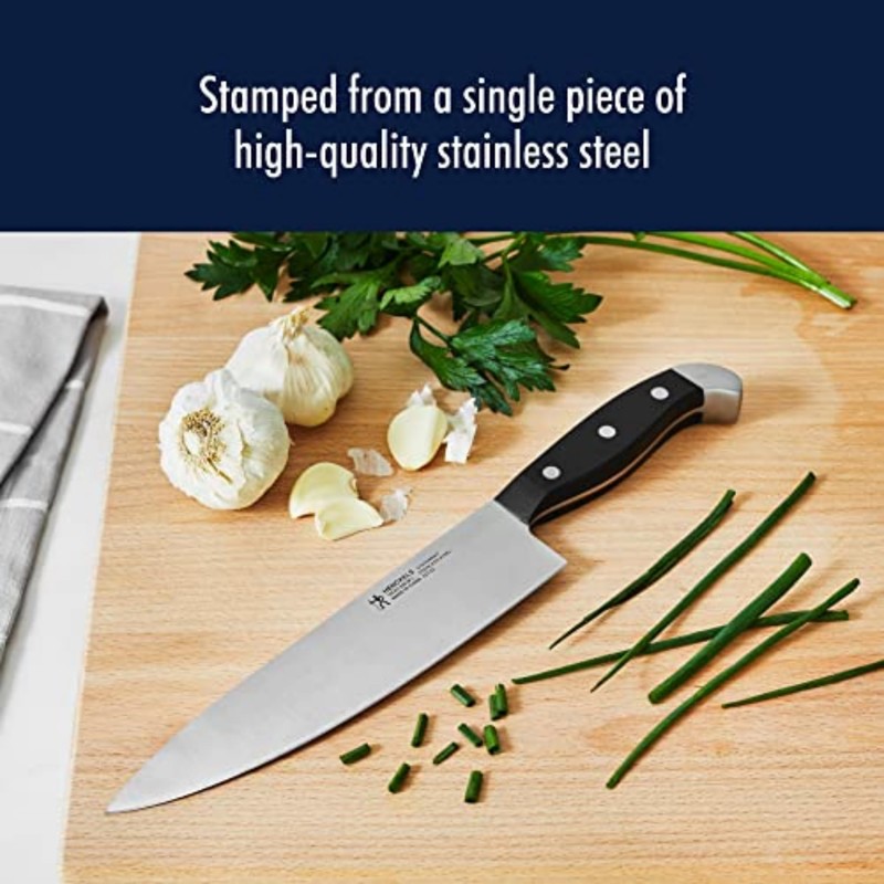 HENCKELS Statement Razor-Sharp 8-inch Chef Knife, German Engineered Informed by