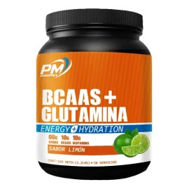 Aminoácidos Bcaas  Glutamina Promex 1kg Sabores Limón                                                                                                 