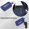SENDEFN Universal Car Key Fob Case Leather Smart Remote Keychain