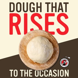 Urban Slicer Pizza Worx - Neapolitan Style Pizza Dough - At-Home Pizza Making Kit for Classic Artisan Crust - 13.4 oz. Bag - Makes 2 Pizzas
